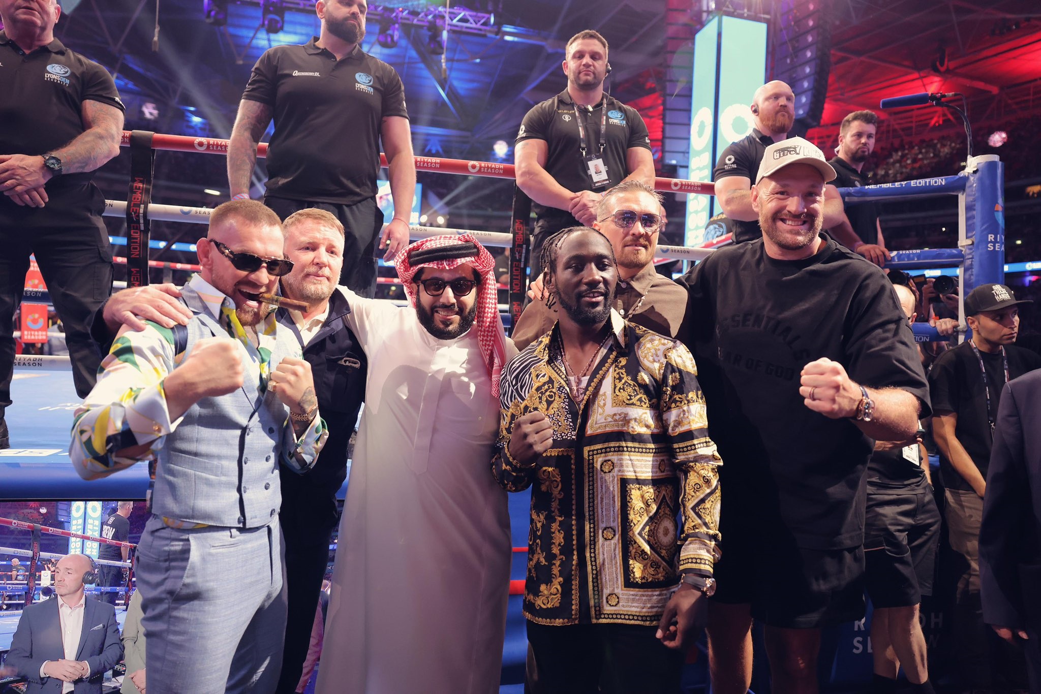 تركي آل الشيخ مع فيوري وأوسيك