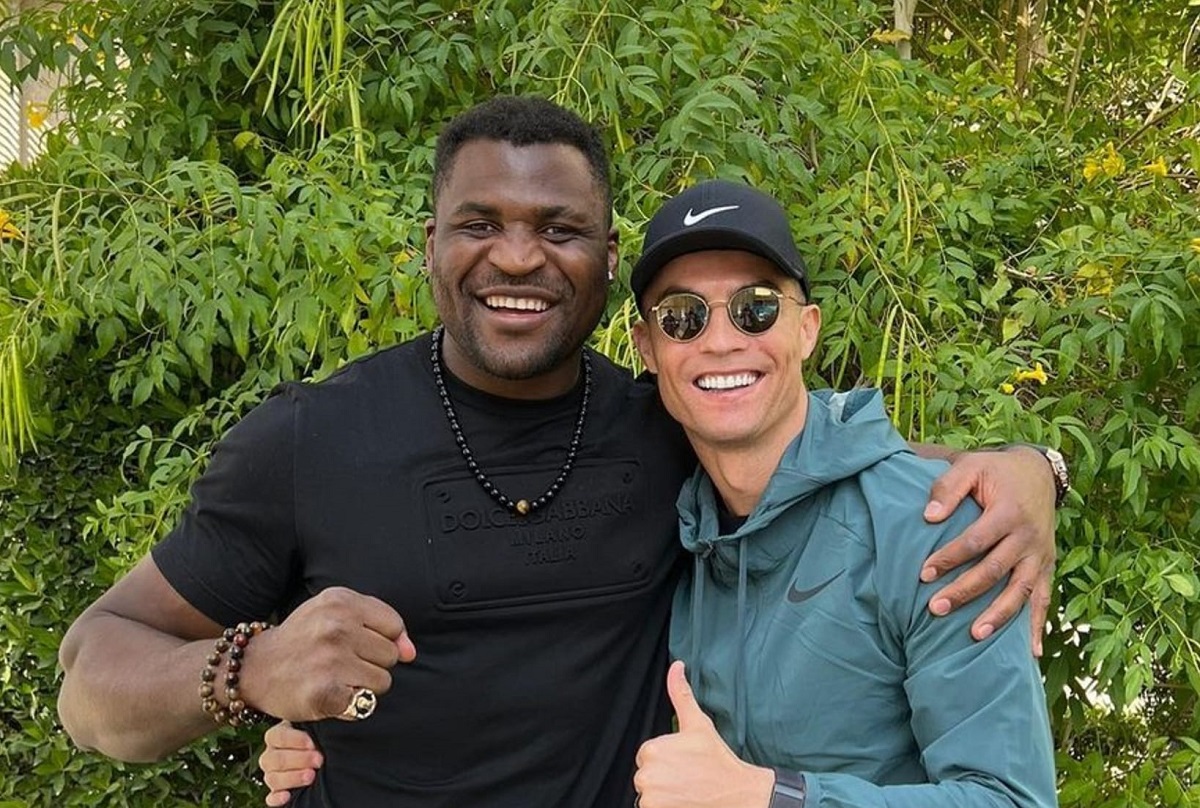 كريستيانو رونالدو مع فرانسيس نغانو