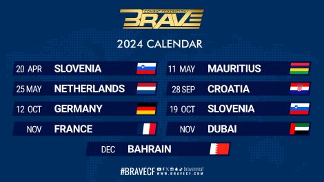 BRAVE CF announces initial global calendar for 2024, including UAE and Bahrain