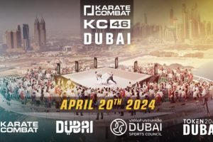 Karate Combat 46 takes place in Dubai on April 20