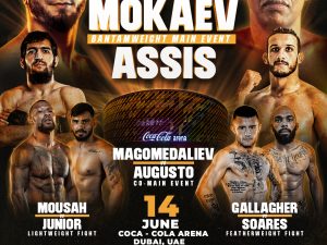 971FC 2: Full Fight Card Revealed with Mokaev vs Assis as New Main Event