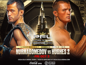 Usman Nurmagomedov vs Paul Hughes 2 – PFL Lightweight World Title, Dubai October 3, 2025